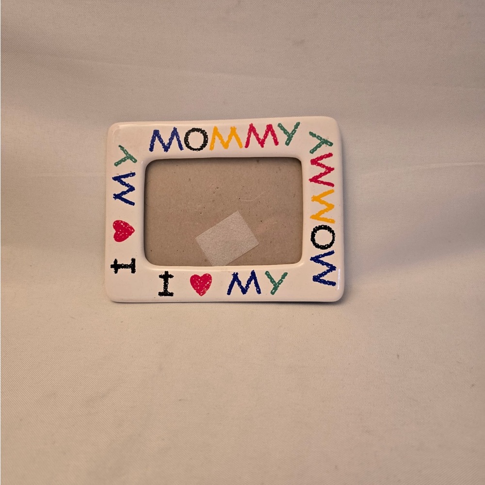 Colorful 'I Love My Mommy' Picture Frame